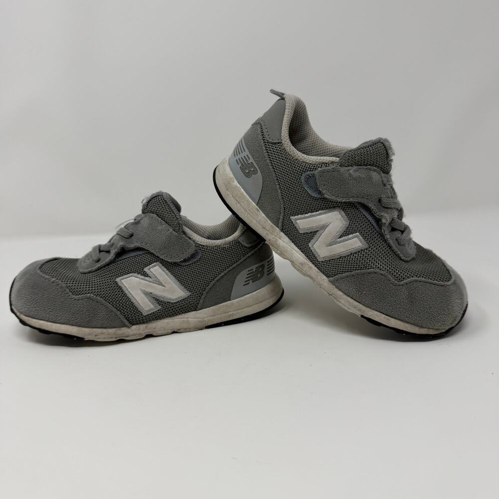 New Balance 515 Gray Toddler Sneakers Velcro Size 9